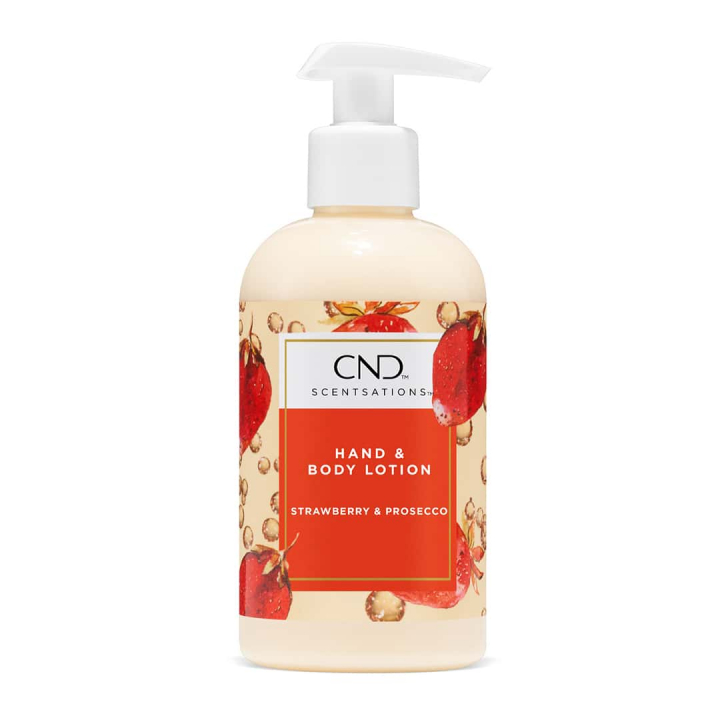 CND Scentsations Hand & Body Lotion Strawberry & Prosecco in the group CND / Scentsations at Nails, Body & Beauty (00969)