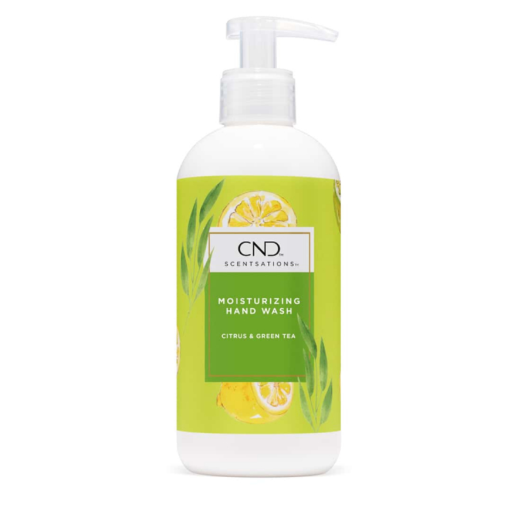 CND Scentsations Moisturizing Hand Wash Citrus & Green Tea 390 ml in the group CND / Scentsations at Nails, Body & Beauty (00970)