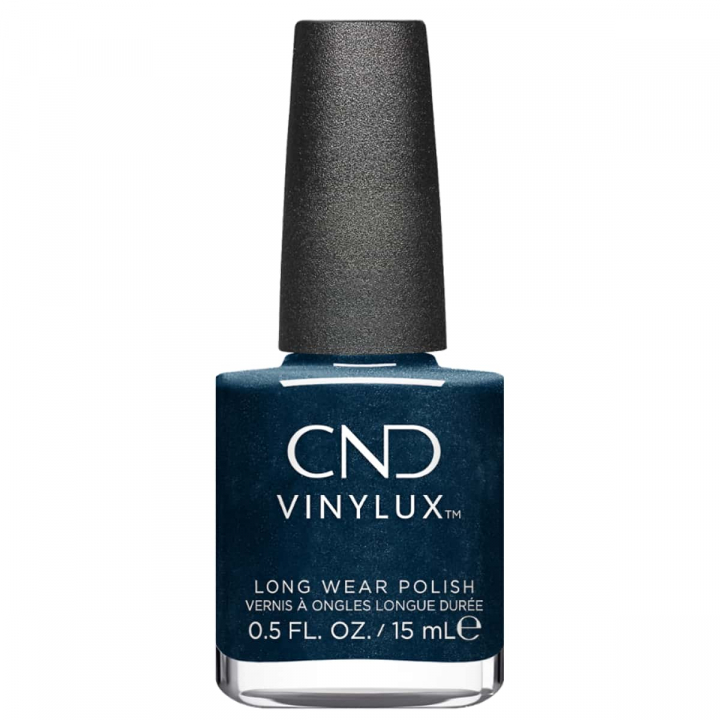 CND Vinylux Midnight Flight Nail Polish - Deep Midnight Blue with Shimmer