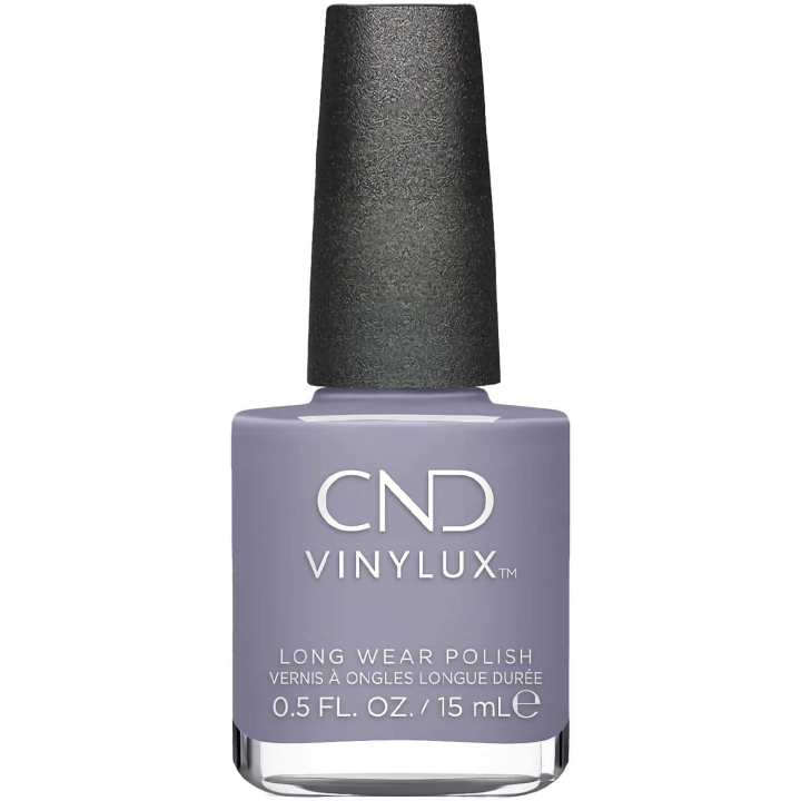 Slate Grey Hazy Games Polish with Purple Veil | CND Vinylux