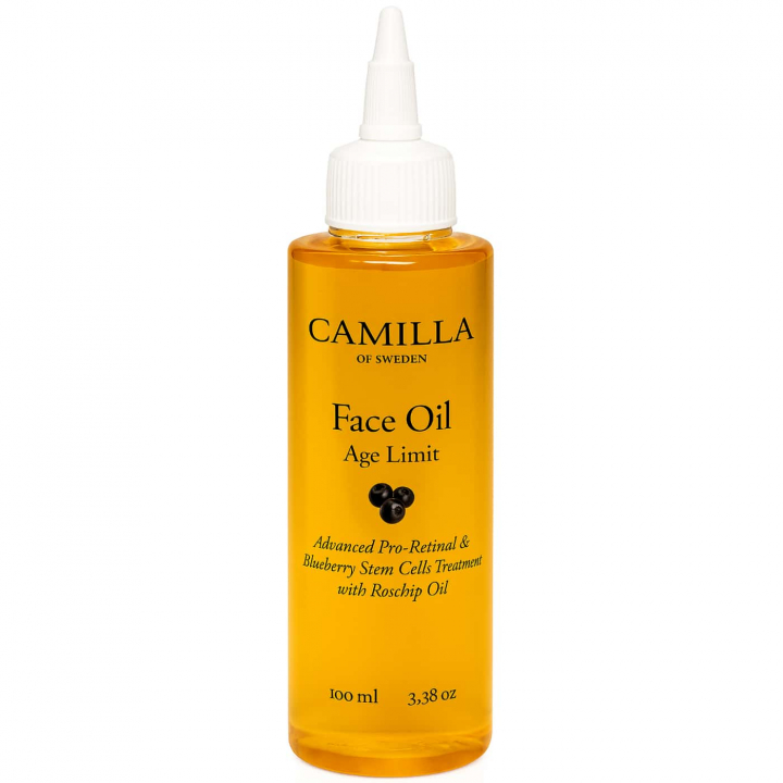 Camilla of Sweden Face Oil Age Limit | Facial oil with blueberry & rosehip Camilla of Sweden Face Oil Age Limit Refill | Nourishing face oil with pro-retinal and antioxidant care