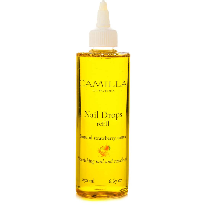 Camilla of Sweden-Nail Drops-Nagelolja-Refill-strawberry