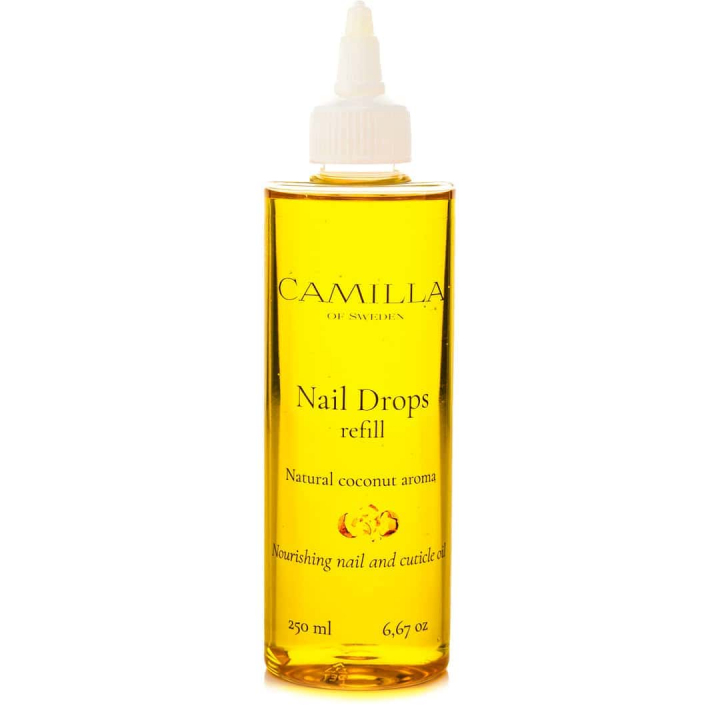 Camilla of Sweden Nail Drops Nail Oil 250ml -Refill- Coconut in the group Camilla of Sweden / Nail Oils & Hand Care at Nails, Body & Beauty (1073-200)