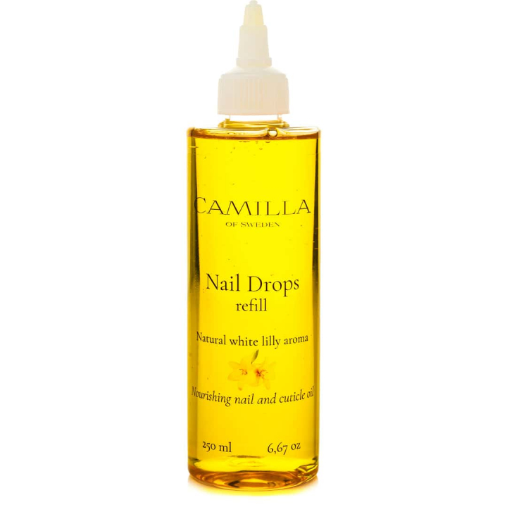 Camilla of Sweden-Nail Drops-Nagelolja-Refill-White Lily