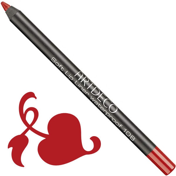 Artdeco Soft Lip Liner Waterproof No.108 Fireball in the group Artdeco / Makeup / Lip Liners at Nails, Body & Beauty (172-108)