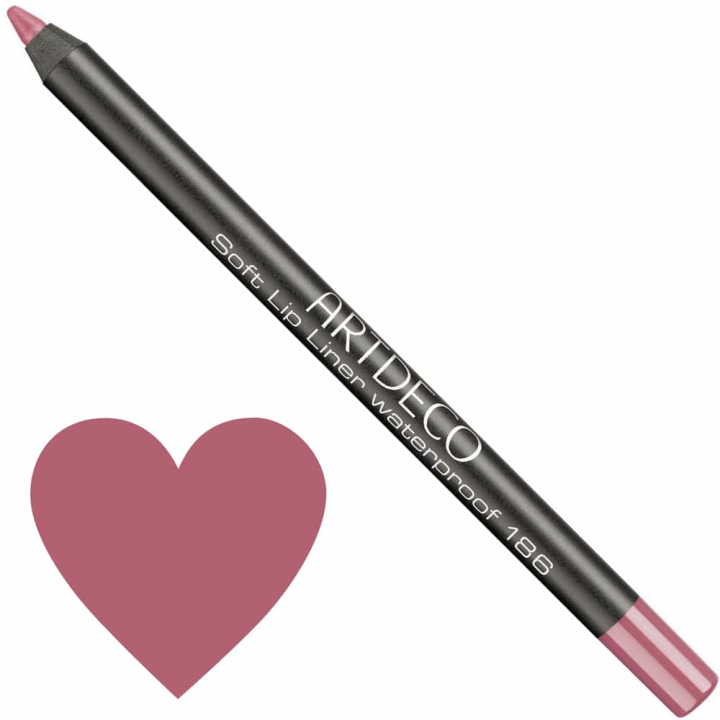 Artdeco Soft Lip Liner Waterproof No.186 Shy Roes in the group Artdeco / Lip Liners at Nails, Body & Beauty (172-186)