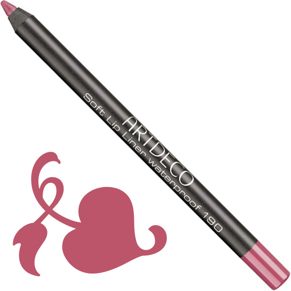 Artdeco Soft Lip Liner Waterproof No.190 Cool Rose in the group Artdeco / Lip Liners at Nails, Body & Beauty (172-190)