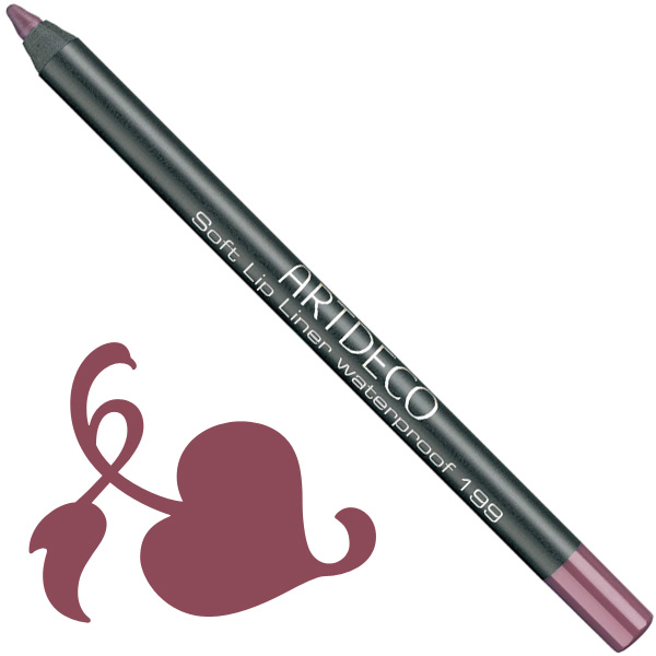 Artdeco Soft Lip Liner Waterproof No.199 Black Cherry in the group Artdeco / Makeup / Lip Liners at Nails, Body & Beauty (172-199)