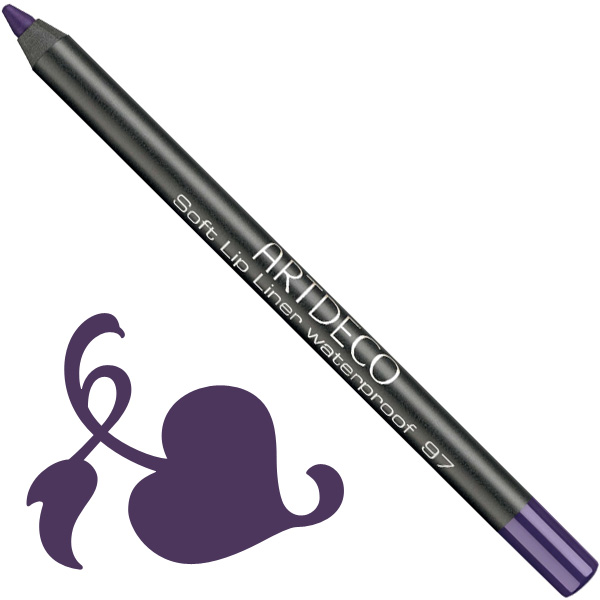 Artdeco Soft Lip Liner Waterproof No.97 Plum Wine in the group Artdeco / Lip Liners at Nails, Body & Beauty (172-97)