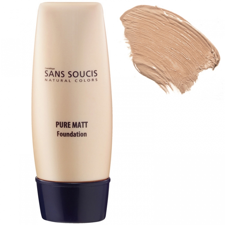 Sans Soucis Pure Matt Foundation No.10 Light Beige in the group Sans Soucis / Foundation at Nails, Body & Beauty (1957)