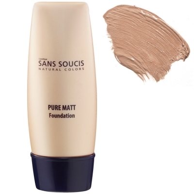 Sans Soucis Pure Matt Foundation No.60 Dark Beige in the group Product Cemetery at Nails, Body & Beauty (1962)