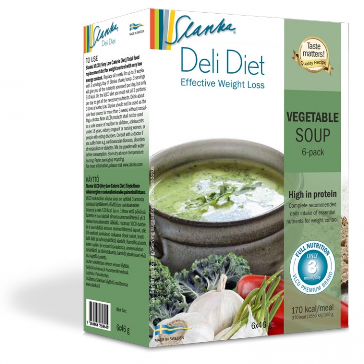 Slanka Deli Diet Vegetable Soup 6-Pack in the group SLANKA Deli Diet at Nails, Body & Beauty (200203)