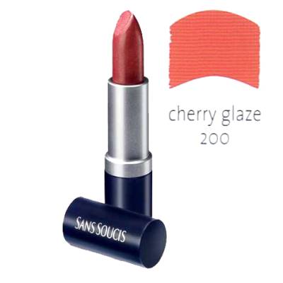 Sans Soucis Lip Temptation Lppstift Nr:200 Cherry Glaze in the group Product Cemetery at Nails, Body & Beauty (2433)