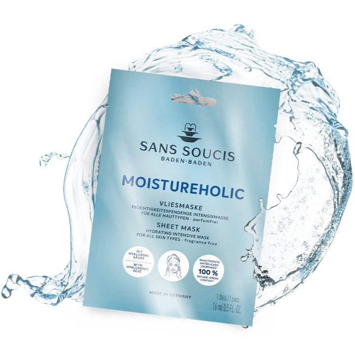 Sans Soucis Moistureholic Sheet Mask in the group Sans Soucis / Face Care / Moisture at Nails, Body & Beauty (25067)