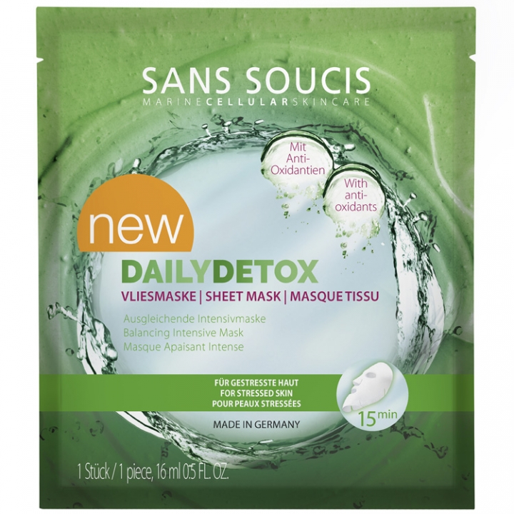 Sans Soucis DailyDetox Sheet Mask in the group Sans Soucis / Face Care / Sensitive at Nails, Body & Beauty (25069)