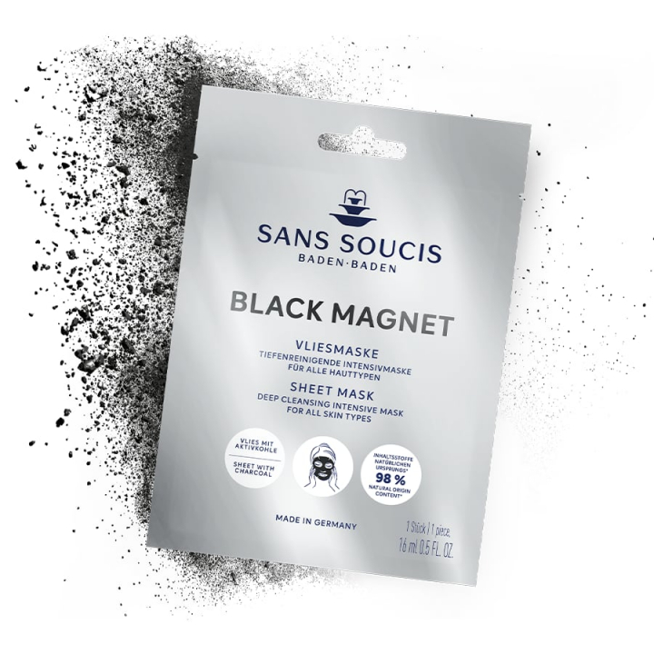 Sans Soucis Black Magnet Sheet Mask in the group Sans Soucis / face Masks at Nails, Body & Beauty (25130)
