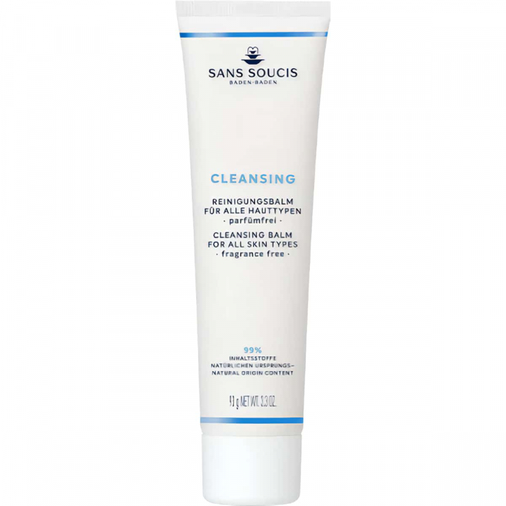 Sans Soucis Cleansing Balm – Gentle cleanser with vitamin E & oil complex | Removes makeup & nourishes skin | Suitable for all skin types