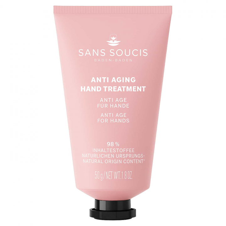 Sans Soucis Anti Aging Hand Treatment – hand cream Sans Soucis Anti Aging Hand Treatment anti-aging hand cream with peptides & ceramides for dry/mature skin; smooths lines, strengthens barrier