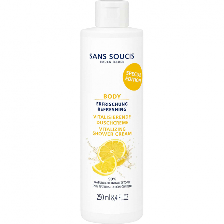 Sans Soucis Shower Cream | Citrus & coconut oil | Hydrating body wash for all skin types