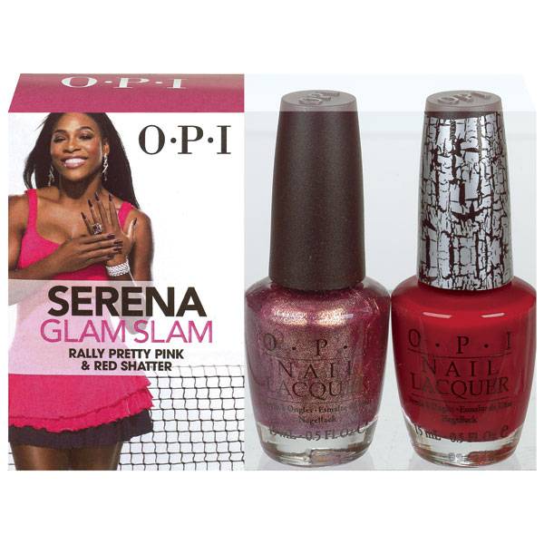 OPI Serena Glam Slam Rally Pretty Pink Duo-Pack! in the group OPI / Nail Polish / Serena Glam Slam at Nails, Body & Beauty (2630)