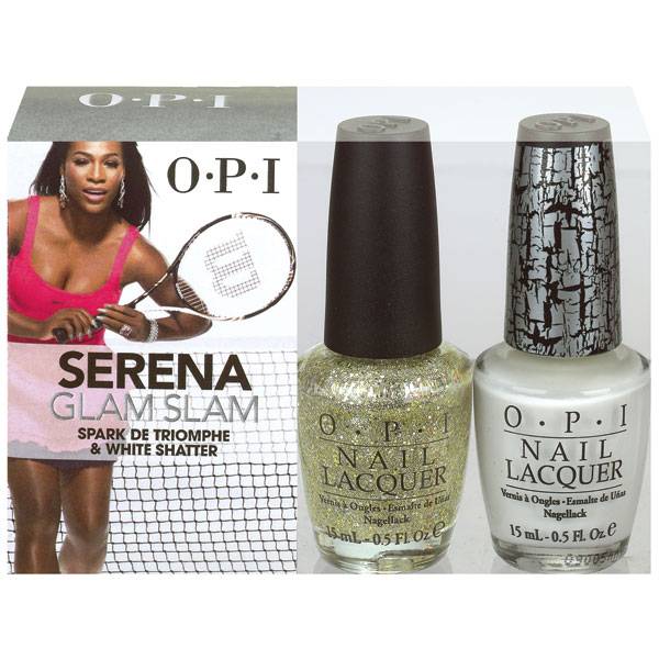 OPI Serena Glam Slam Spark De Triomphe Duo-Pack! in the group OPI / Nail Polish / Serena Glam Slam at Nails, Body & Beauty (2631)