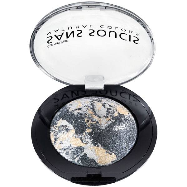 Sans Soucis Ögonskugga Organic Baked - Metallic Silver & Gold in the group Product Cemetery at Nails, Body & Beauty (2979)