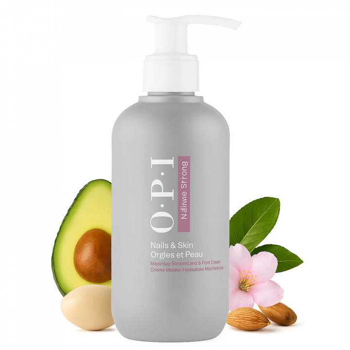 OPI Nature Strong Moisture Mission Hand & Foot Cream hydrating vegan formula with shea butter and nourishing oils