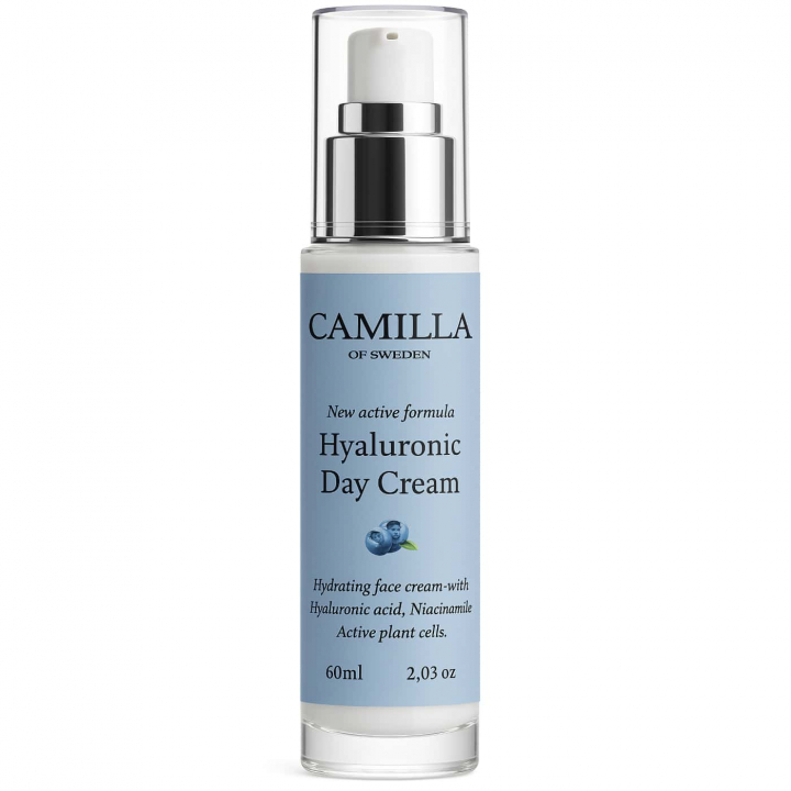 Hyaluronic Day Cream with blueberry stem cells | Hydrating anti-aging face cream that strengthens skin barrier