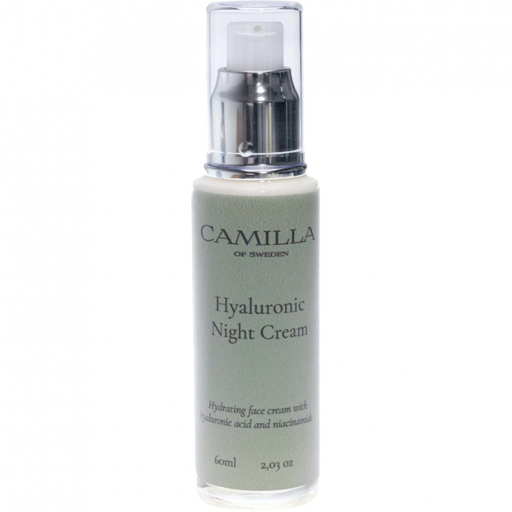 Camilla of Sweden Hyaluronic Night Cream – Night cream with hyaluronic acid and niacinamide for hydrated skin