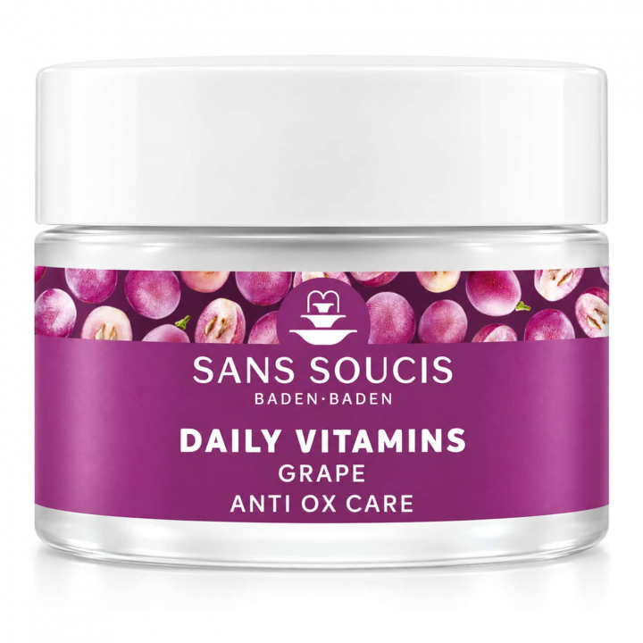 Sans Soucis Daily Vitamins Grape Anti-Ox Care – face cream Sans Soucis Daily Vitamins Grape Anti-Ox Care – 24-hour face cream for mature, demanding skin.