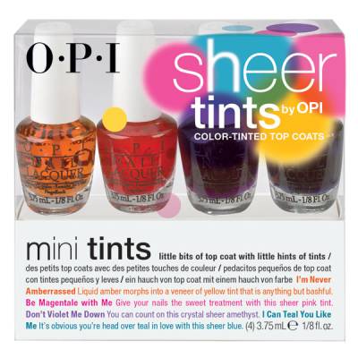 OPI Sheer Tints Mini Tints in the group OPI / Nail Polish / Sheer Tints at Nails, Body & Beauty (3975)