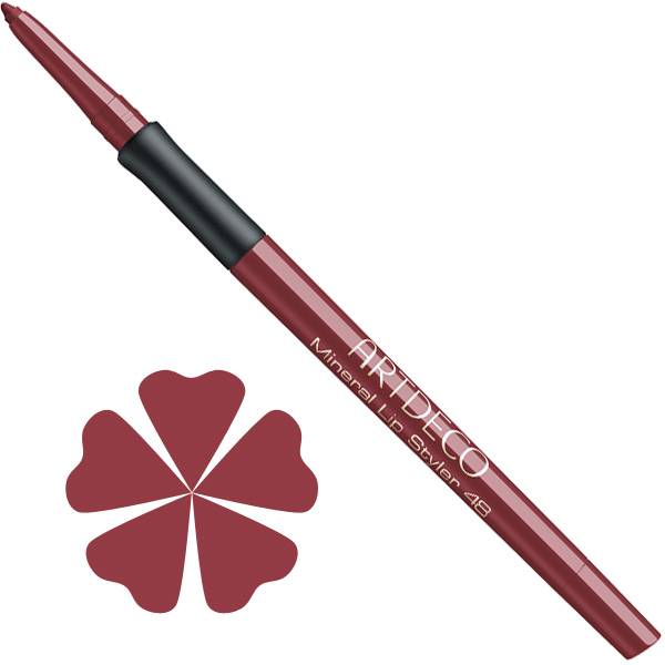 Artdeco Mineral Lip Styler Nr:48 Black Cherry Queen in the group Artdeco / Lip Liners at Nails, Body & Beauty (4190)