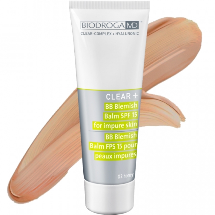 Biodroga MD Clear + BB Blemish Balm SPF 15 No.02 Honey in the group Biodroga / Skin Care / Clear Skin at Nails, Body & Beauty (43614-1)