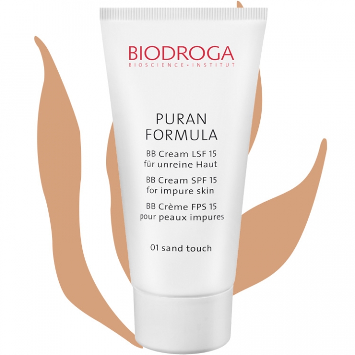 Biodroga Puran Formula BB Cream SPF15 No.01 Sand Touch in the group Biodroga / Skin Care / Clear Skin at Nails, Body & Beauty (4407)