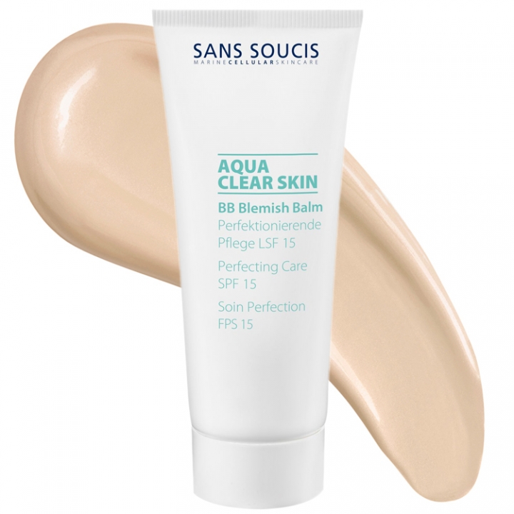 Sans Soucis Aqua Clear Skin BB Blemish Balm SPF15 -Natural- in the group Sans Soucis / Face Care / Aqua Clear Skin at Nails, Body & Beauty (4412)