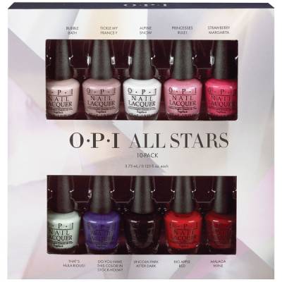 OPI All Stars 10-pack Mini Nail Polish in the group OPI / Nail Polish / Starlight at Nails, Body & Beauty (4545)
