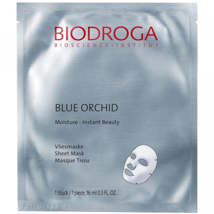 Biodroga Blue Orchid Moisture - Instant Beauty Sheet Mask in the group Biodroga / face Masks at Nails, Body & Beauty (45452)