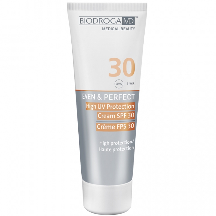 Biodroga MD Even & Perfect High UV Protection Cream SPF 30 in the group Product Cemetery at Nails, Body & Beauty (45503)