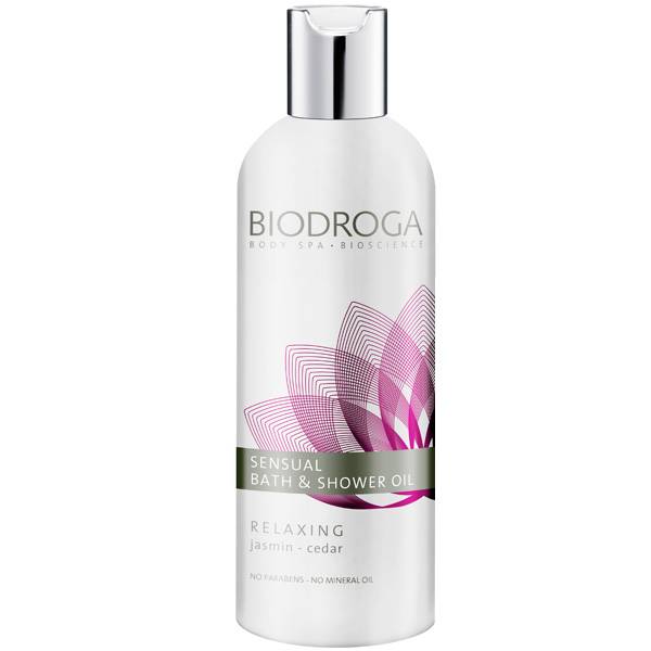 Biodroga Sensual Bath & Shower Oil Relaxing Jasmin - Ceder in the group Biodroga / Body Care at Nails, Body & Beauty (4585)