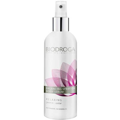 Biodroga Balancing Spray-On Body Serum Relaxing Jasmin - Ceder in the group Biodroga / Body Care at Nails, Body & Beauty (4586)