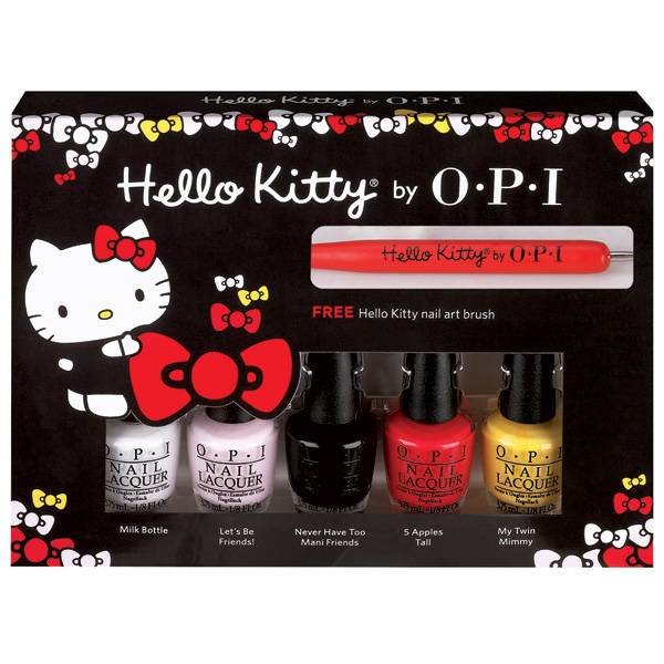 OPI Hello Kitty 5-Pack Mini Nail Polish in the group OPI / Nail Polish / Hello Kitty at Nails, Body & Beauty (4606)