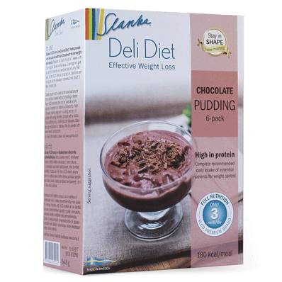 Slanka Deli Diet Chocolate Pudding 6-Pack in the group SLANKA Deli Diet at Nails, Body & Beauty (4751)