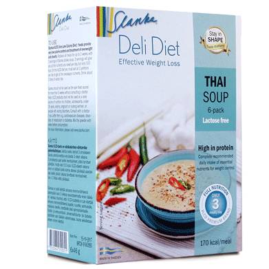 Slanka Deli Diet Thai Soup 6-Pack - Lactose free in the group SLANKA Deli Diet at Nails, Body & Beauty (4755)