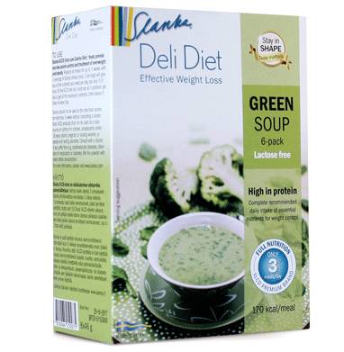 Slanka Deli Diet Green Soup 6-Pack - Lactose free in the group SLANKA Deli Diet at Nails, Body & Beauty (4758)