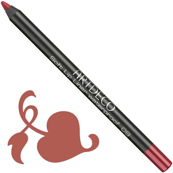 Artdeco Soft Lip Liner Waterproof No.09 Bonfire in the group Artdeco / Lip Liners at Nails, Body & Beauty (4943)