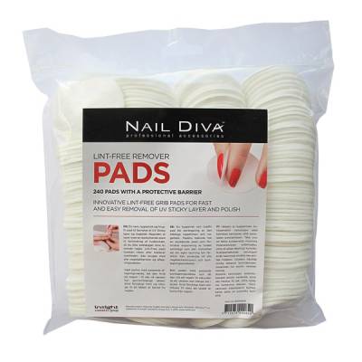 Nail Pads med Plast Skydd 240st in the group CND / Accessories at Nails, Body & Beauty (5051)