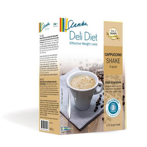 Slanka Deli Diet Cappuccino Shake 6-Pack in the group SLANKA Deli Diet at Nails, Body & Beauty (5124)