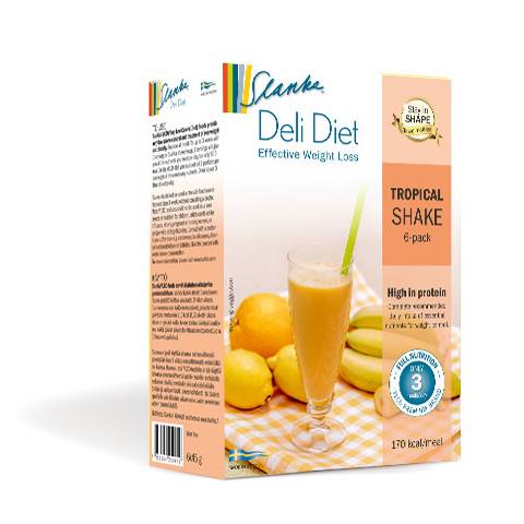 Slanka Deli Diet Tropical Shake 6-Pack in the group SLANKA Deli Diet at Nails, Body & Beauty (5157)