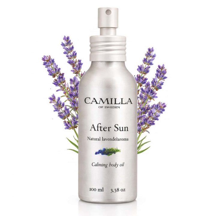 Camilla Of Sweden After Sun body oil with lavender and jojoba oil for skin after sun exposure