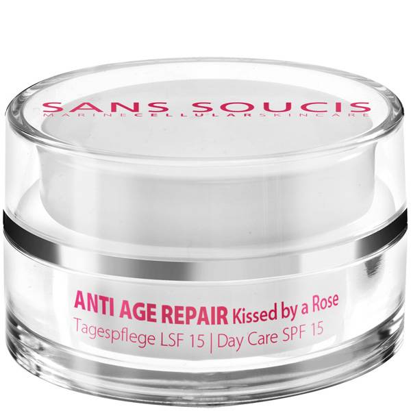 Sans Soucis Anti-Age Repair Kissed by a Rose Day Care SPF15 -Travel Size- in the group Sans Soucis / Face Care / Kissed by a Rose at Nails, Body & Beauty (5344)